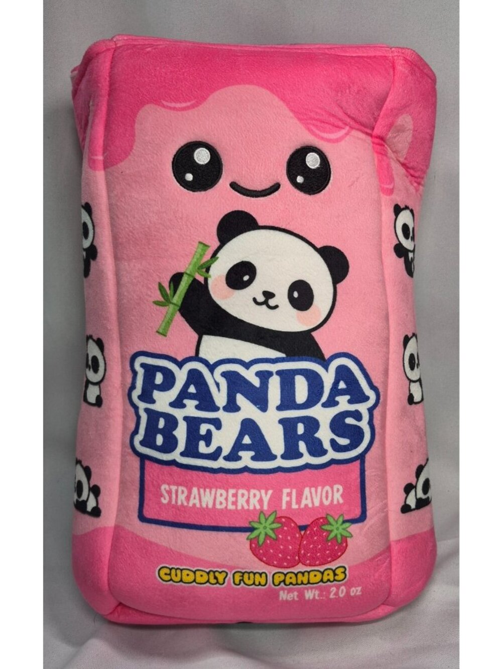 Trends UK Panda Bears Plush Storage Bag w/ 6 Mini Panda Plush Kawaii Collectible - Picture 5 of 14